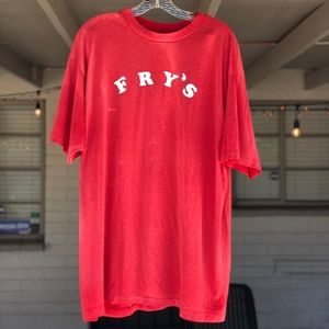 Vintage Red Fry's Shirt